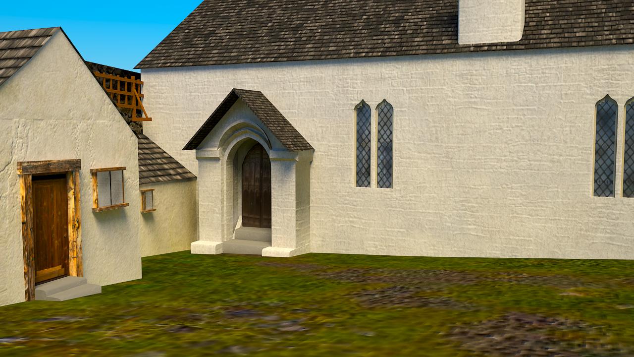 Kitchen and Great Hall