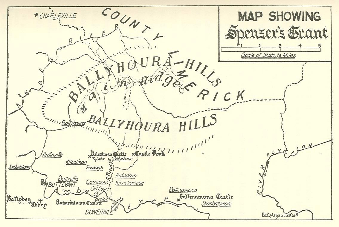 Map of Kilcolman